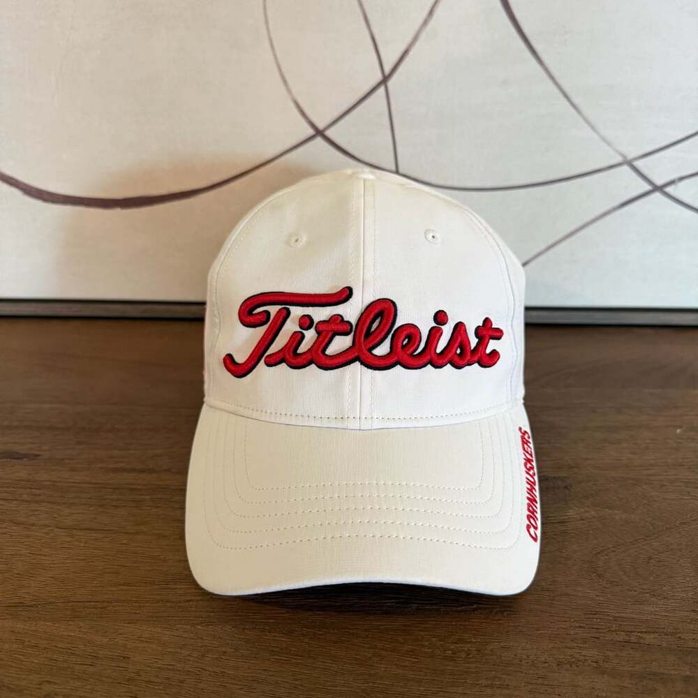 Titleist Nebraska Cornhuskers White Adjustable Golf Hat Cap